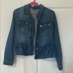 Baccini Dark Wash Denim Jacket